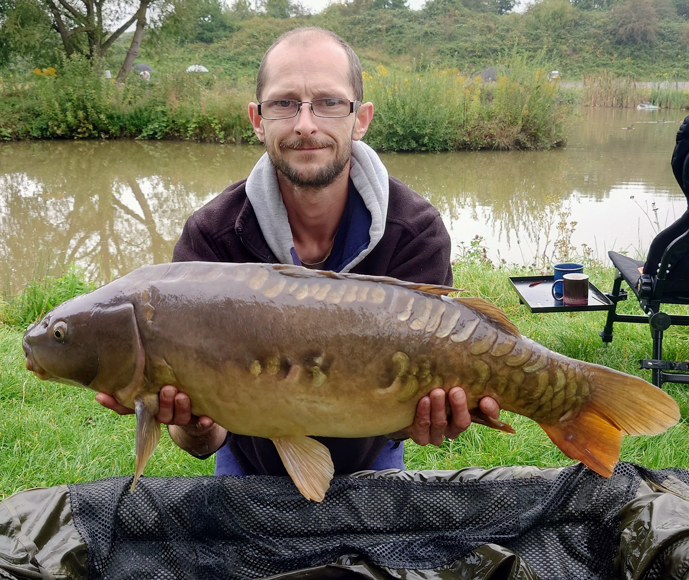 me with a mirror carp