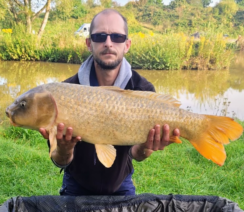 me with a gold ghost common carp